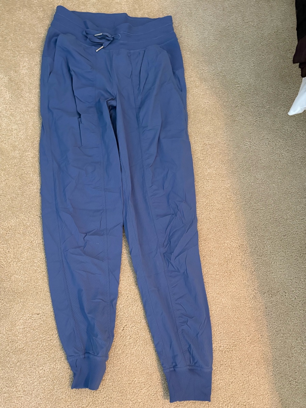 LULULEMON size 4 dance studio joggers blue